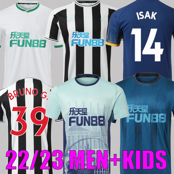 

Newcastle 130 Years Soccer Jersey ISAK BOTMAN NUFC 22 23 BRUNO G. WILSON SHELVEY WOOD 2022 2023 TRIPPIER Football Shirt MAXIMIN Men kit Kids, Home kids