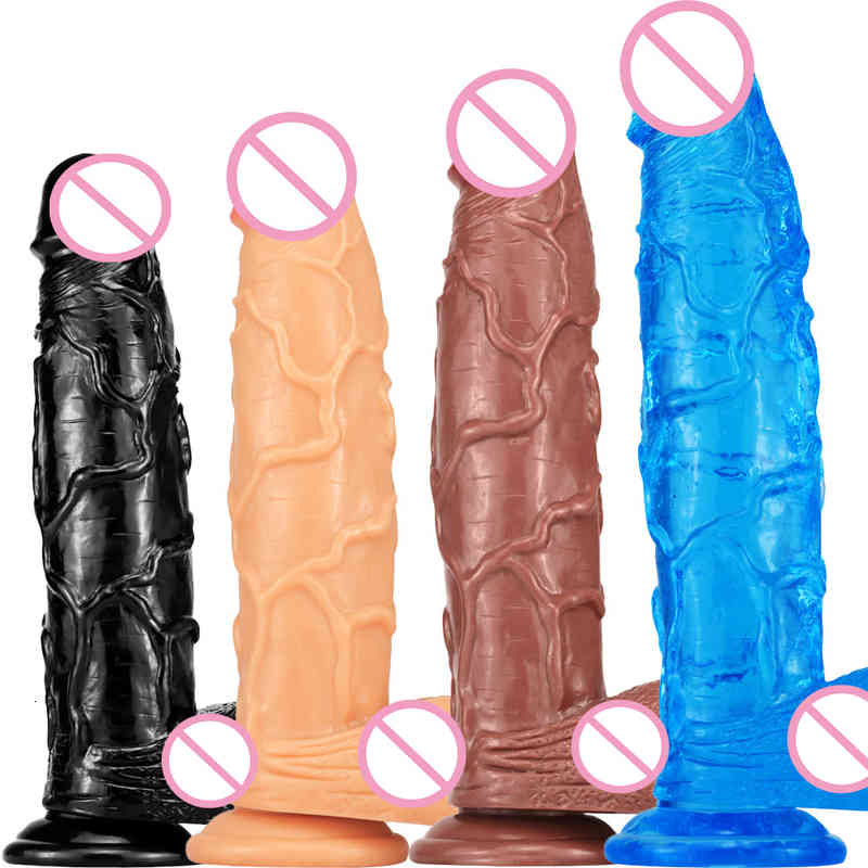 Massager Vibrator Toys Penis Cock 11.6'' Realistic Huge Dildo Suction Cup Anal Vagina Adul-image-795326816