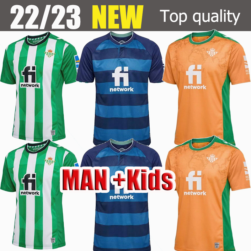 

22 23 real Betis soccer Jerseys copa DEL rey FINAL away JOAQUIN B.Iglesias camiseta de futbol Juanmi ESTADIO LA CARTUJA third 2022 special-edition foot kids home