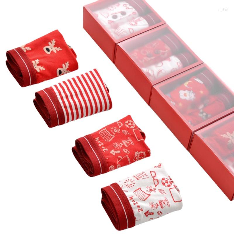 

Women's Panties HaleyChan 2Pc Women Underwear Cartoon Printing Cotton Trans Lesbian Tomboy Red Boxer Briefs Stripe Lingerie