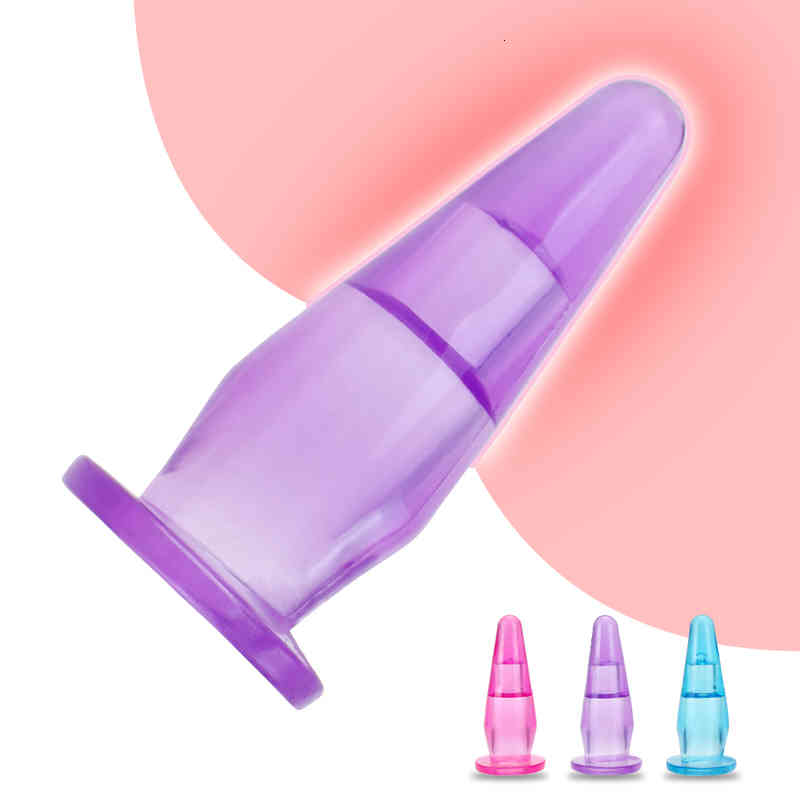 Massager Vibrator Penis Cock Jelly Small Finger Toy Butt Plug Anal Stimulator Se-image-794965161
