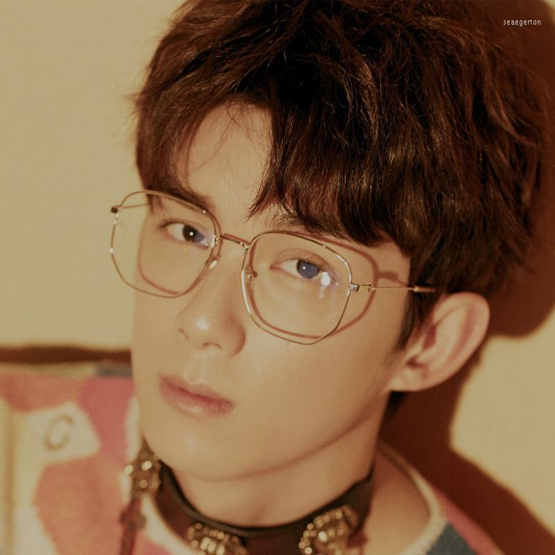 

Sunglasses Frames Anti-blue Glasses Men Women Retro Round Metal Frame Anti Blue Light Decorative Computer Gaming For