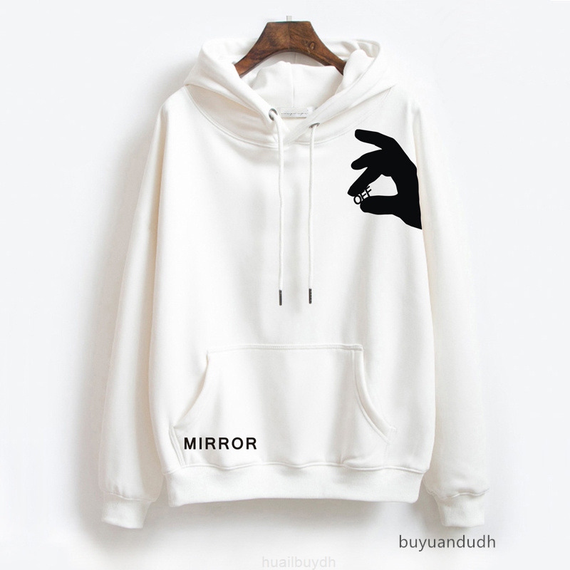 

Offs Men's Sweatshirts Designer Luxury Off Classic Hoodies Finger Watercolor Graffiti Print Couples of Black White Men and Women Casual Zipper Sweater Hooded