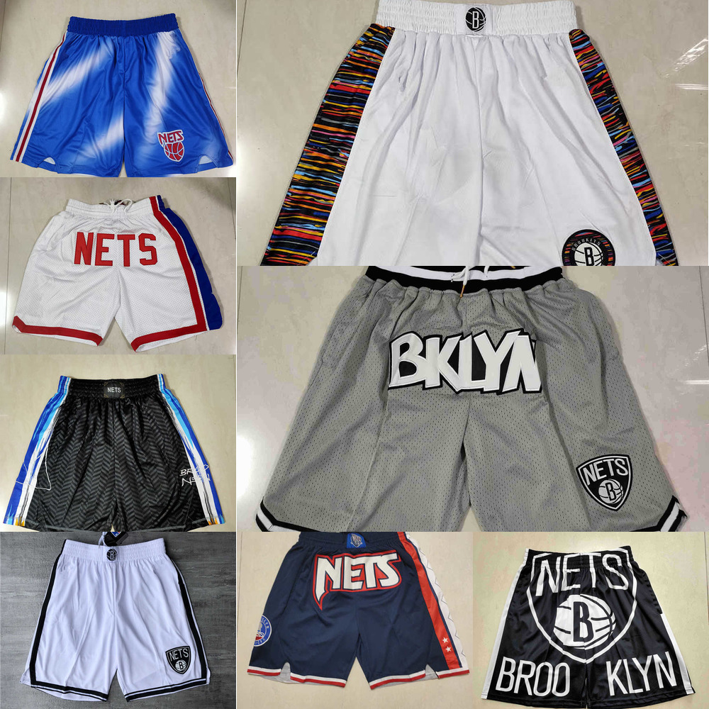 

Basketball Shorts Brooklyn''Nets''men Throwback pocket, Color