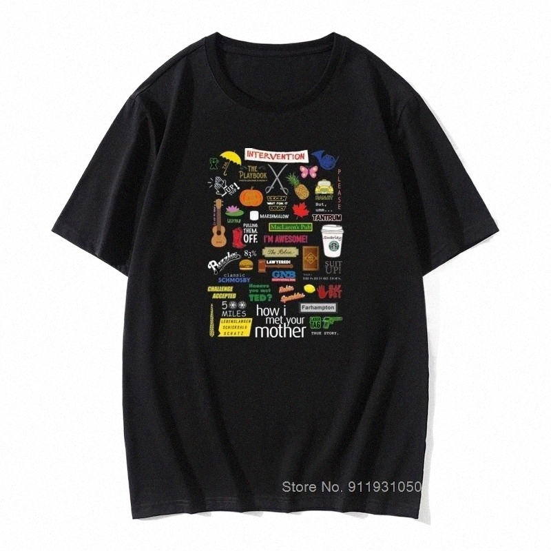 

men's T-Shirts Mens Bet T Shirts How I Met Your Mother T-Shirt Cotton Tee Shirt Big Graphic Cute Beach Tshirt i5aG#, Purple