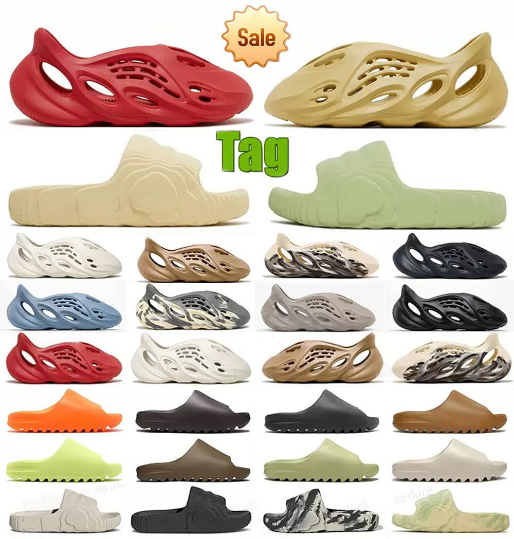

Mens Slide Runner Mineral Women Sandals Sliders Slippers Foam RNNR Ochre Grey Red Bone Shoes Cream White Black Desert Ararat Sand Slides yEEZIES'Sandals Sneakers, #25 for the shoes box