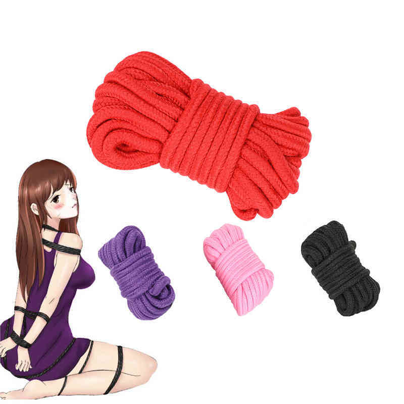 Vibrator Sex toys Massager Toys Bondage 5 / 10m Sm y Cotton Knot Rope Adult Role Playing Games-image-795290805