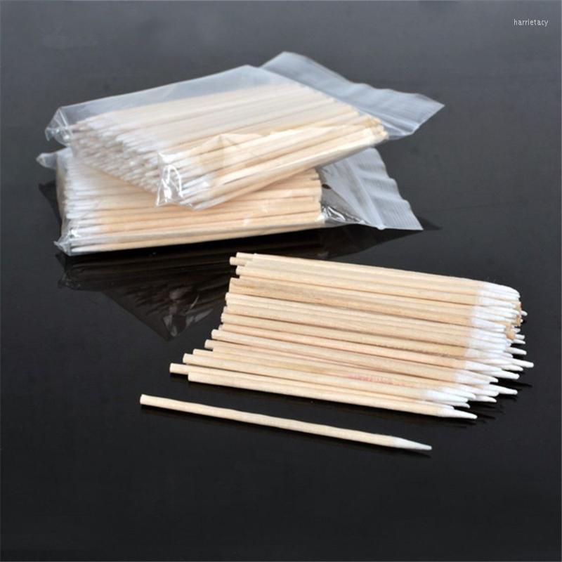 

Makeup Tools Disposable Cotton Swab Lint Free Micro Brushes Wood Buds Swabs Ear Clean Stick Eyelash Extension Glue Removing Tool
