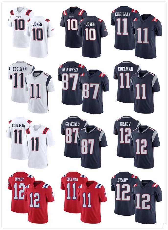 

custom Jersey New England''Patriots''men womens 12 Tom Brady 10 Mac Jones 11 Julian Edelman 24 Stephon Gilmore 17 D.J. Chark Football Jerseys, Color