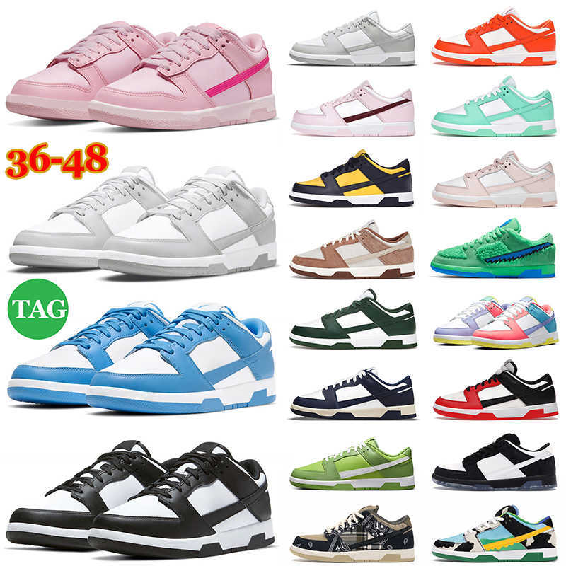 

TOP Sandals Panda Triple Pink Designer Casual Shoes Men Women dunked Sneakers GAI White Black Paisley University Blue Grey Fog Syracuse Outdoor Sports, 75th anniversary chicago