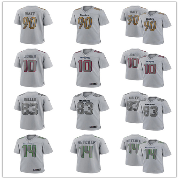 

Jersey Buffalo''Bills''Josh Allen Stefon Diggs Von Miller James Cook Gabriel Davis Jim Kelly Moss Matt Milano Kaiir Atmosphere Fashion football Silver, Women jersey