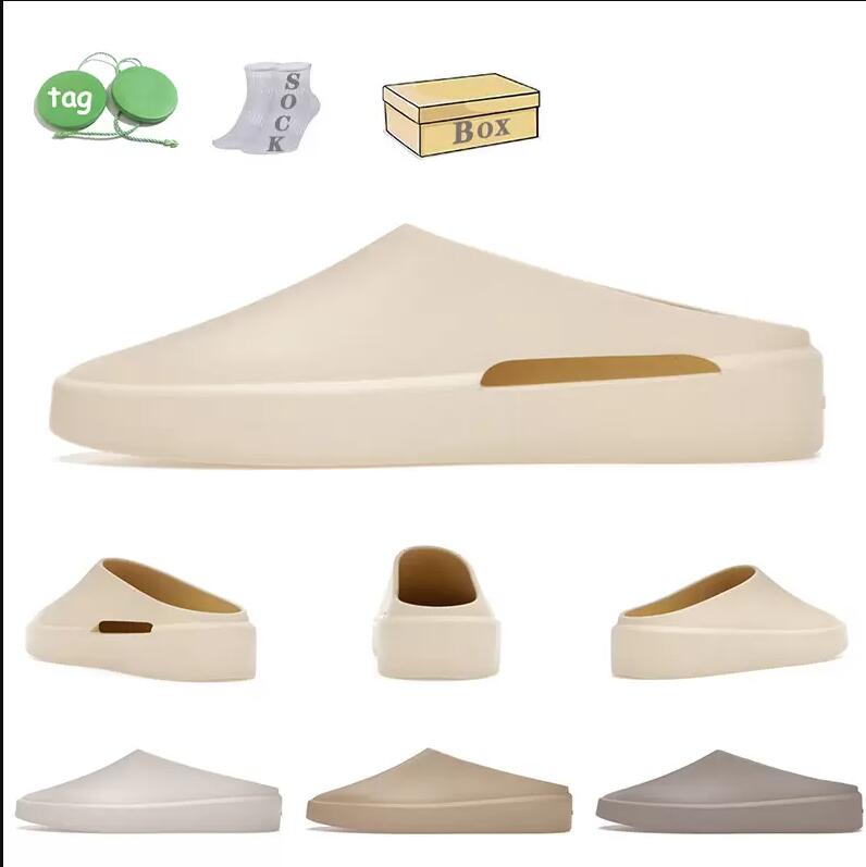 

2022 The California Slip-On Shoes Designer Slippers Top Quality Women Men EVA Fashion Slides Cream Concrete Cement Almond Oat Sliders Platform Sandals With Box, 12