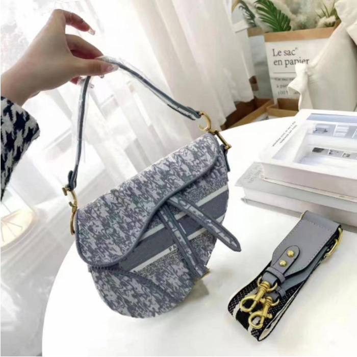 Luxury Designer Top quality men saddle women's bag travel tote original classic cross Body Genuine Leather Shoulder Bag Purse embroidery wallet