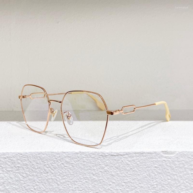 

Sunglasses Frames Gold Silver Black BIg Metal Frame B1361 High Quality Men's Prescription Glasses Fashion Women's Myopia