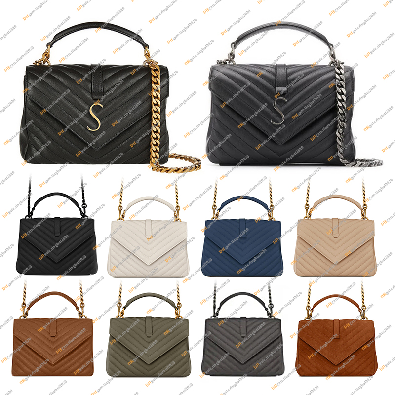 

Ladies Fashion Designe COLLEGE Quilted Leather Chain Bags Shoulder Bag Crossbody Messenger Bag TOTE Handbags High Quality TOP 5A 2 Size 600278 600279 Pouch Purse, 24cm caramel & gold 1/ with dust bag