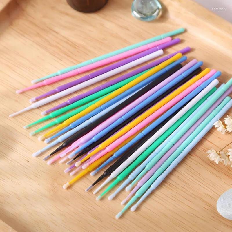 

Makeup Tools 100Pcs Disposable Micro Eyelash Extension Applicator Mascara Brush Stick Swabs