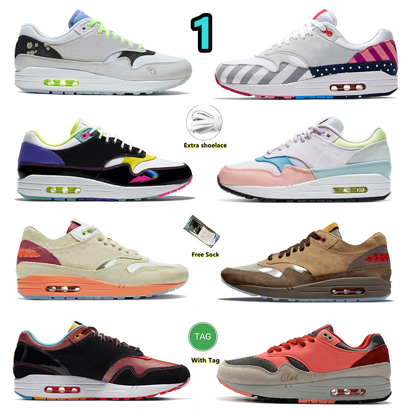 

Mens Womens Runnings Shoes 1 Hyper Pink Daisy Chinese New Year Pure Platinum KOD CHA Kiss of Death Solar Red Multi Iridescent Candy Outdoor, Item#1