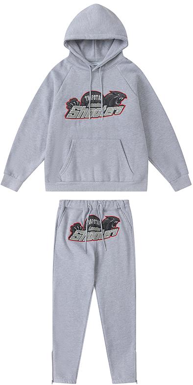 

Mens full tracksuit rainbow towel embroidery decoding wholesale tops quality Couple hooded sportswear men and women suit zipper trousers size s- KOCW