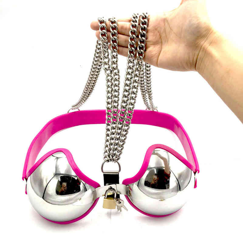 Vibrator toys Sex Massager Stainless Steel y Bra Breast Bondage Chastity Belt Lingerie Clothes Erotic Adult Games Fetish Toys For Woman Goods Sho-image-795326173