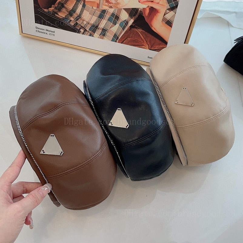 

Designer Beanie rhombus bucket hats luxury baseball cap bonnet Top Fashion Ski Snapback Artificial Pumpkin Fisherman 's cap wholesale Faux Leather, 1#