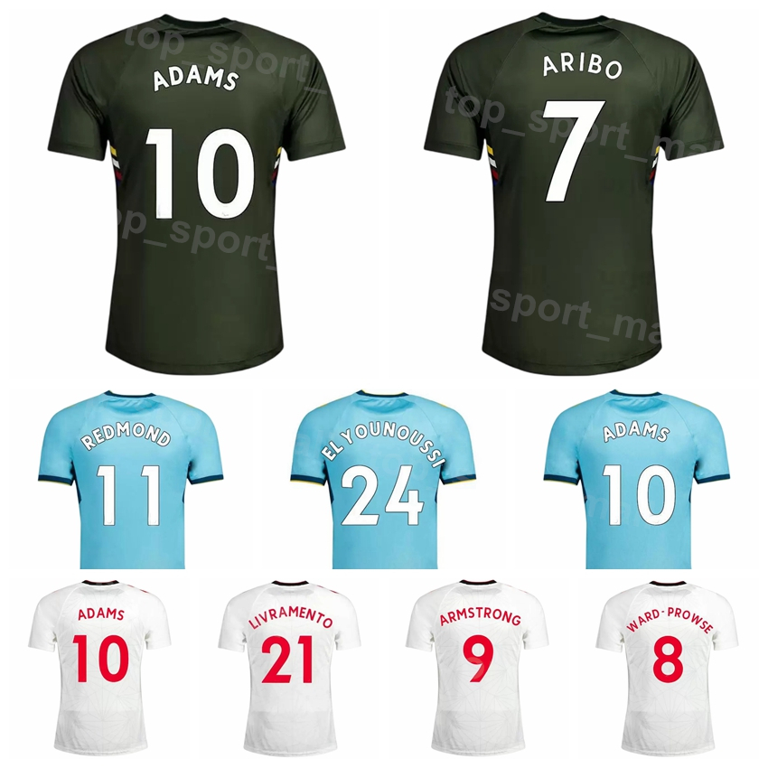 

2022 2023 FC Soccer 8 James Ward-Prowse Jerseys 10 Che Adams 17 Stuart Armstrong 35 Jan Bednarek 24 Mohammed Elyounoussi 7 Joe Aribo Football Shirt Kits NanAnPuDun, With patch