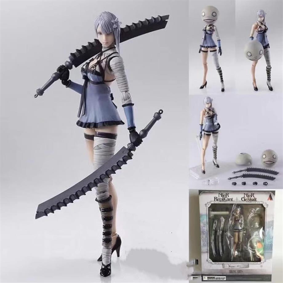 

NieR Automata Anime Game Figure Kaine Sexy Girl Figure Joint Movable PVC Action Figure Toys Collection Model Doll Gifts 14cm C0220232d