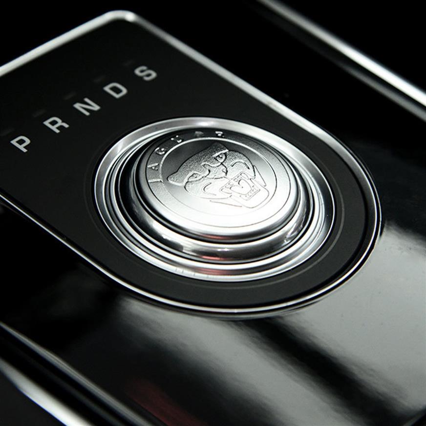 Pour Jaguar XF XE XJ XJL F-PACE F PACE SORME ABS ABS CHROME Gear Shift Cover Cover Decoration Trim Sticker New229G