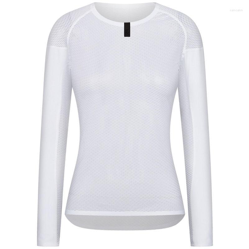 

Racing Jackets GRC Cycling Apparel Women's 2In1 Summer Ls Base Layer, White