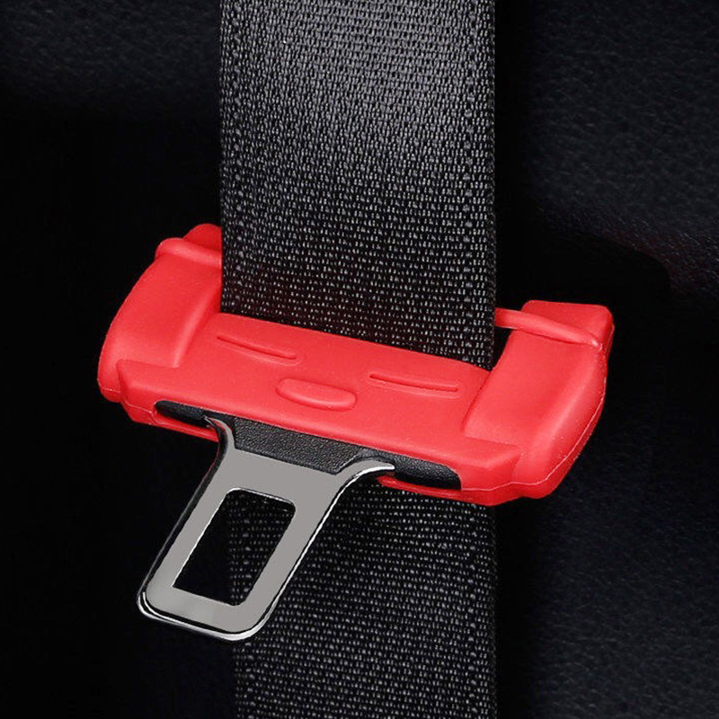 

100PCS Car Seat Belt Buckle Covers Anti Scratch Interior Accessories 4 Color