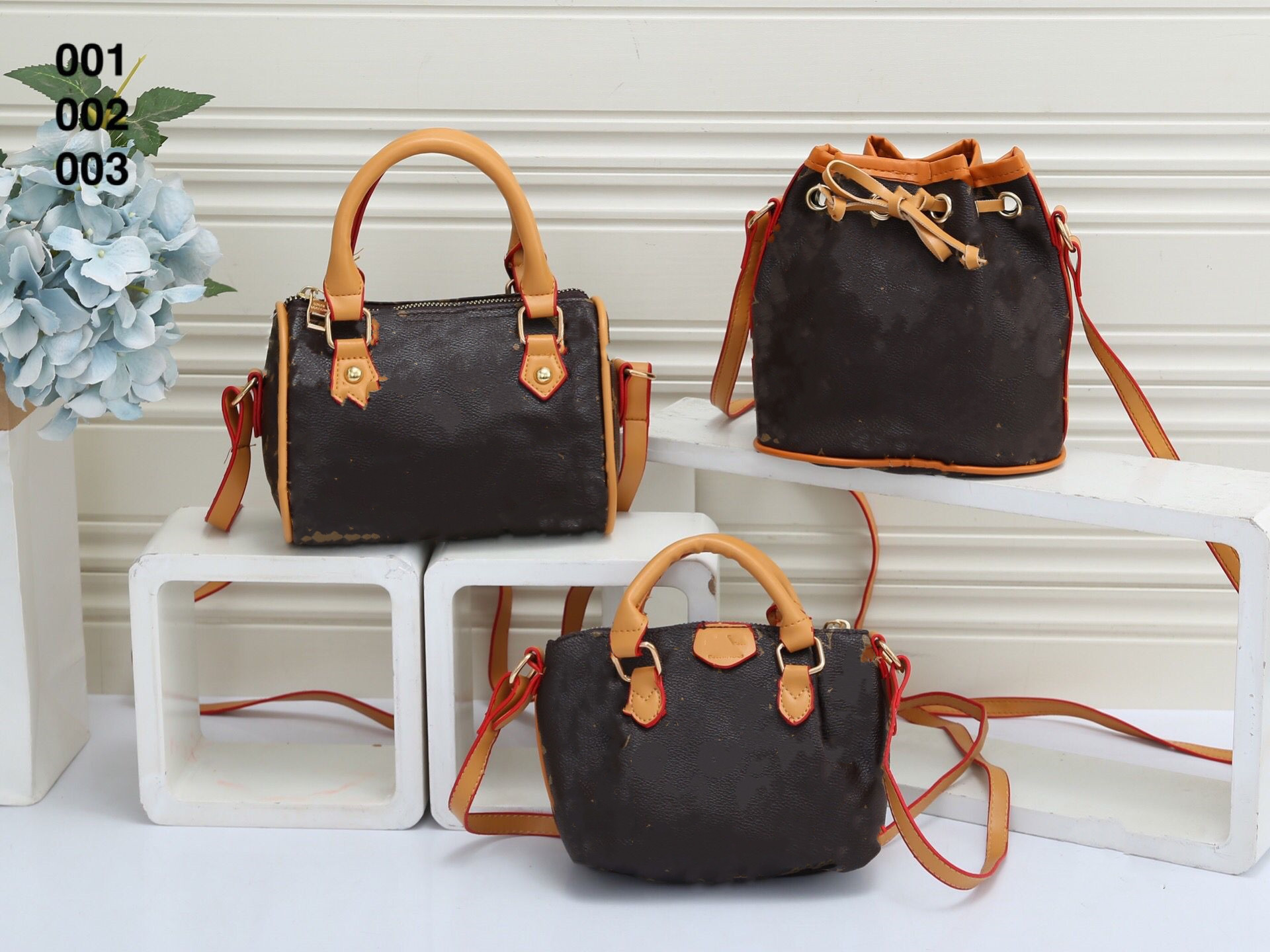

WF NEO NOE Totes Bucket Shoulder Bag Fashion Women TURENNE Handbags Wallets Printing Leather KEEP CITY Mini Chain ALL Bag Crossbody, Size : 23x13.5x23cm