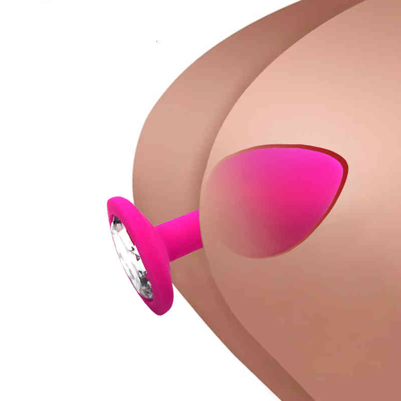 Massager Vibrator Penis Cock Adult Silicone Butt Plug Toys Unisex Sex for Women-image-794988752