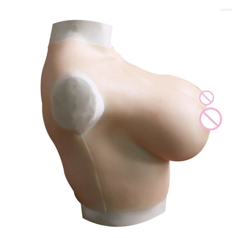 

Women's Shapers Silicone Crossdressers Breast Forms Chest Plates Drag Queen Mastectomy Enhancer, Beige