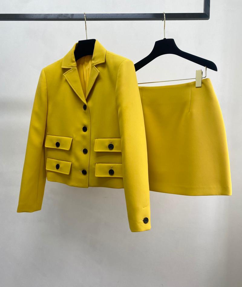 

Work Dresses 2022 Women Fashion Suit Jacket Skirt 2 Piece Set 0731