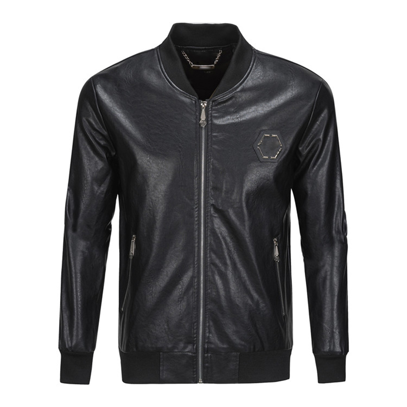 

Skull designer jacket men hip hop Sport Motorcycle Faux Leather coat black Biker Letters bomber fashion luxury Fitness clothing Casual Zipper Slim Fit Short jackets, 15