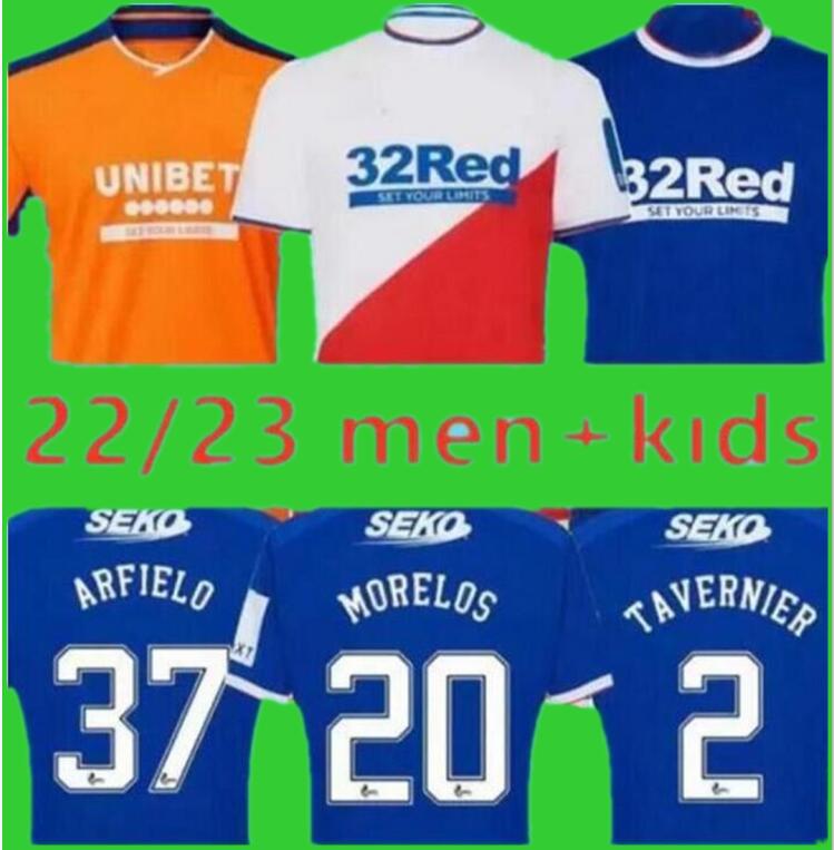 

22 23 Rangers Soccer Jerseys third home KENT BUDAPEST Special RAMSEY Sakala Glasgow FC 2022 2023 Football Shirt ROOFE MORELOS AMAD TAVERNIER adult men kids away 3rd, 12