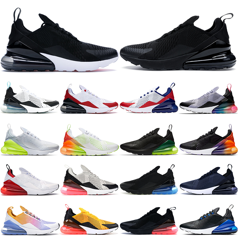 

max air 270 270s Mens Running Shoes Designer Womens University Blue cactus Rainbow anthracite white University Red Outdoor Sports Trainers, 36-45 black