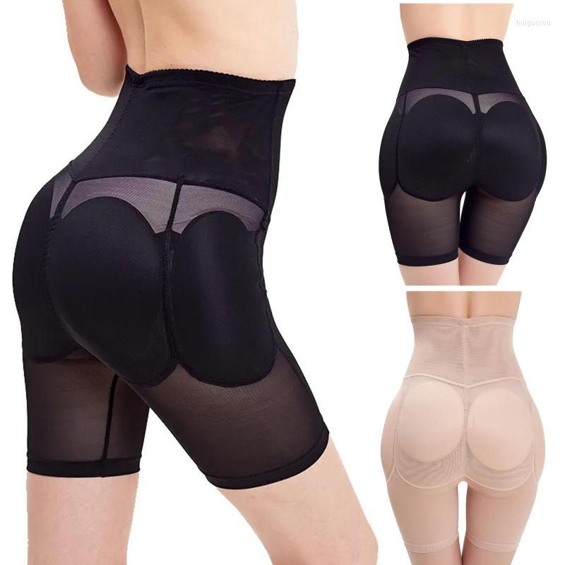 

Women's Shapers Women High Waist Hip Lift Panties Shapewear BuLifter Pad Panty Shaper Trainer Tummy Belly Control Underwear Slim, Black