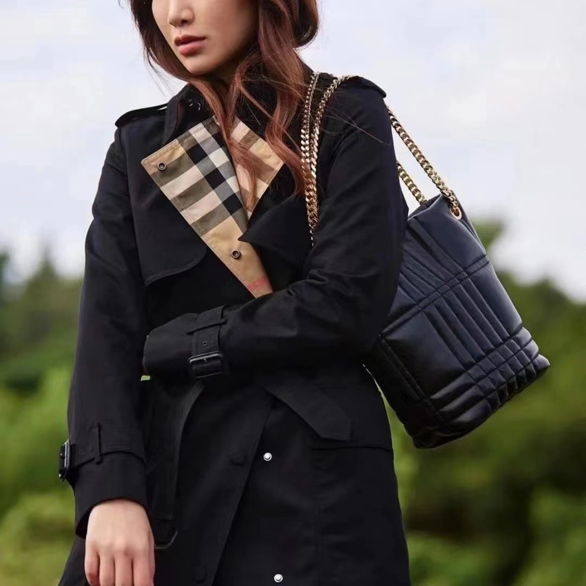 

Autumn womens trench coats designer luxury Women Windbreaker body letter print jacket Loose Belt Coat Female Casual Long Trenchs Coat, Khaki