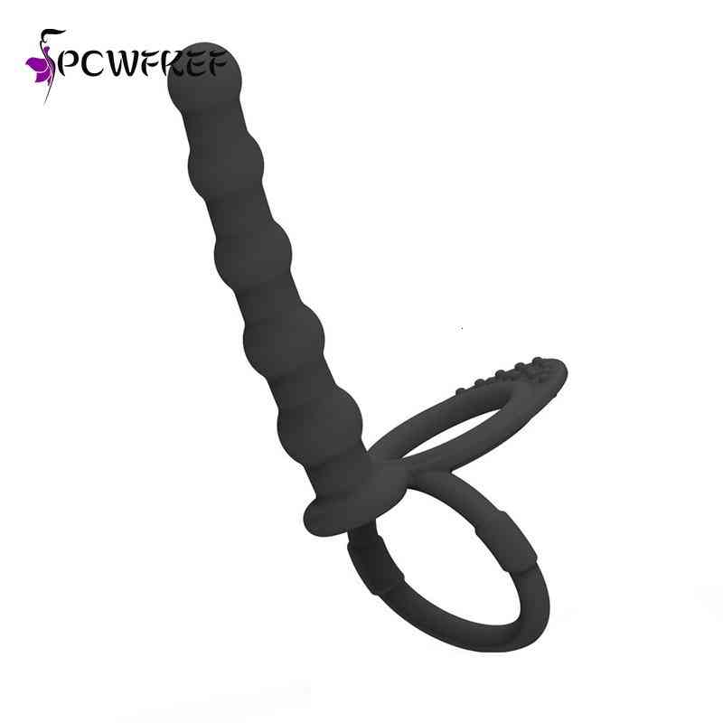 Clearance PromotionAdu Massager Vibrator Cock Double Penetration Penis Strapon Dildo Sex Toys Anal Bead Plug-image-797109547
