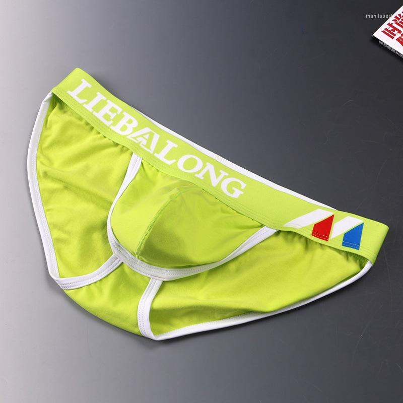 

Underpants Mens Underwear Briefs Cotton Low Waist Sexy U Convex Double Layer Bag Youth Brand Comfortable Breathable Good Quality, Black