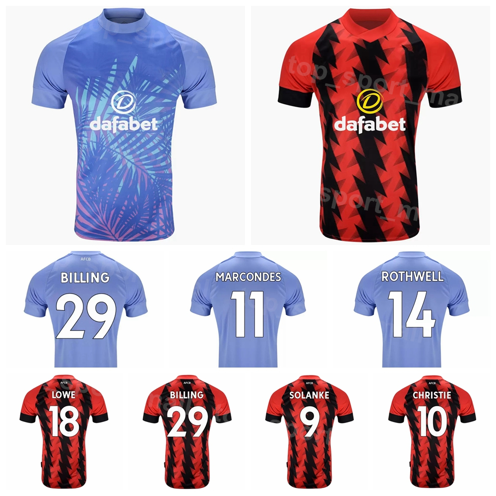 

2022 2023 FC 8 LERMA Soccer Jersey 9 SOLANKE 16 COOK 7 BROOKS 6 MEPHAM 21 MOORE 5 KELLY 15 SMITH 29 BILING 22 PEARSON 16 TAVERNIER Football Shirt Kits Red Blue BoEnMaoSi, Camo