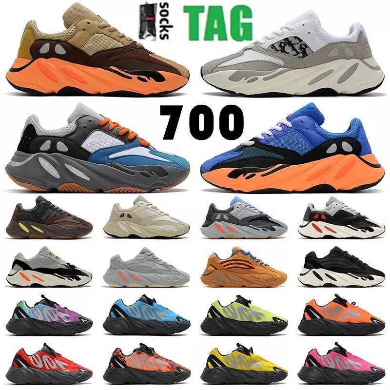 

Shoes Mens Womens Kanyes V2 BOOST''yezzies''yeezie''700 Running Shoes 700s V1 VX Bright Blue MNVN The First Generation Series, 11