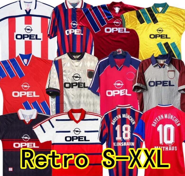 

91 92 93 retro soccer jersey 94 95 96 97 98 99 Bayern 00 01 02 MARADONA SANTA CRUZ DAEI PAPIN LIZARAZU EFFENBERG Pizarro SCHOLL Matthaus Klinsmann football shirts Munich, 91-93