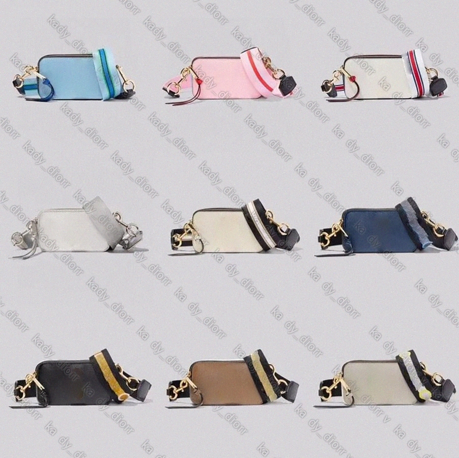 

Newest Designer Fashion bag Ladie Handbag Famous totes Marc Jocobs Snapshot Camera Small Crossbody purse Women Shoulder Bags Messenger cross body 19Nx#