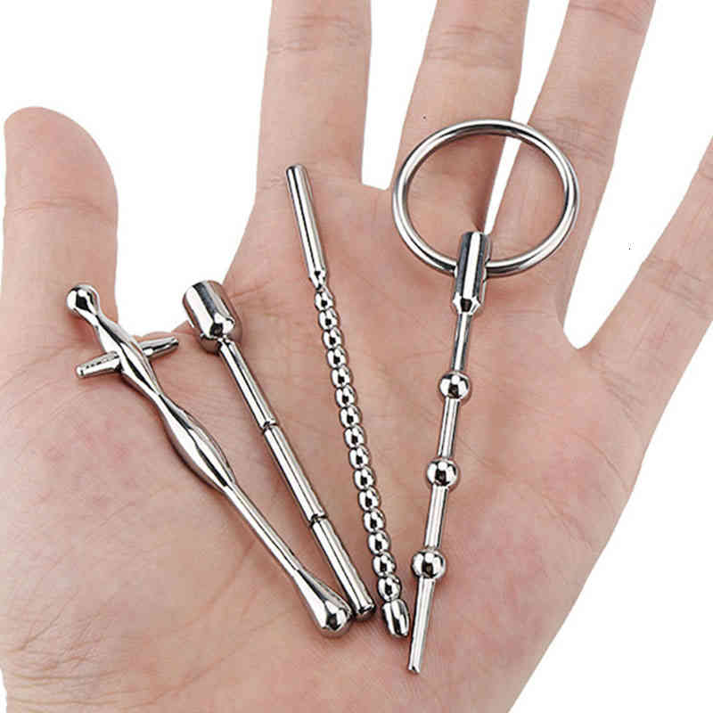 Massager Vibrator Sex Toys Cock for Novice Beginner Stainless Steel Penis Plug U-image-794957979