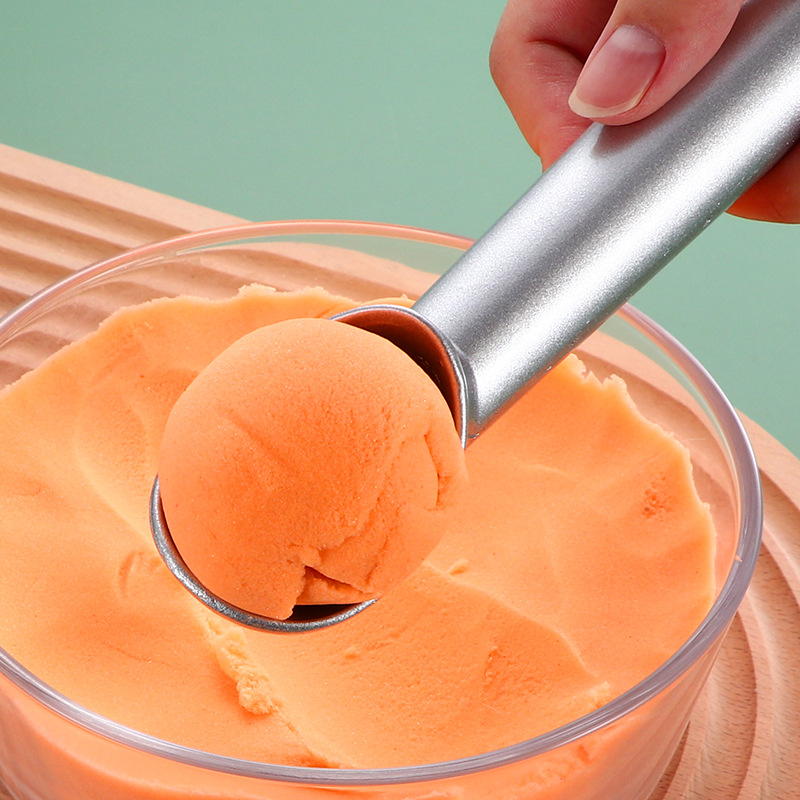 

Stainless Steel Ice Cream Spoon Tools Portable Aluminum Alloy Non-stick Anti-feeze Baller Scoop Home Kitchen 1222953