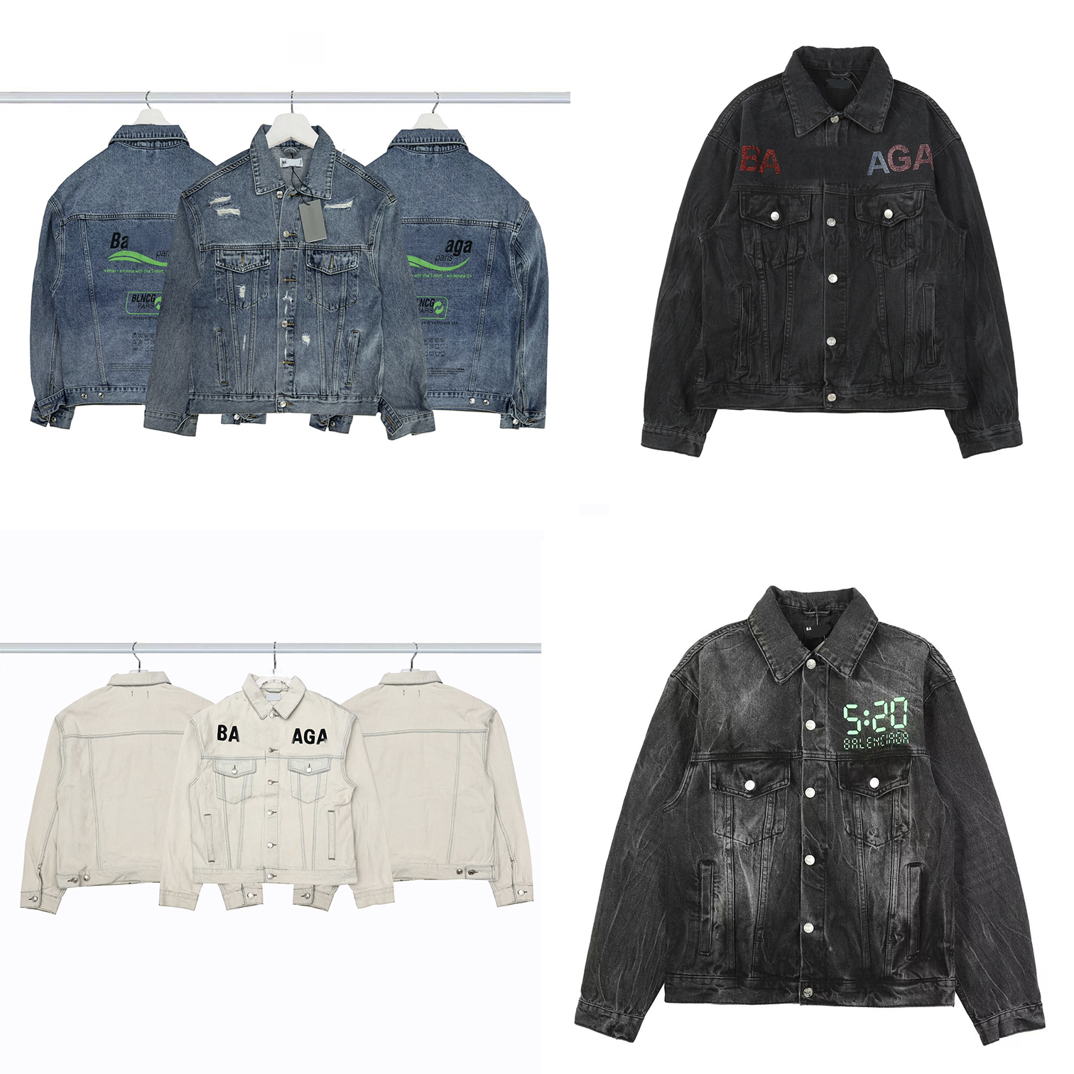 

Men's Jackets Paris Classic Eco-Friendly Print Brick Women's Jacket Cotton Fluorescent Letters 5 Top Clothes SJ7G, Beige