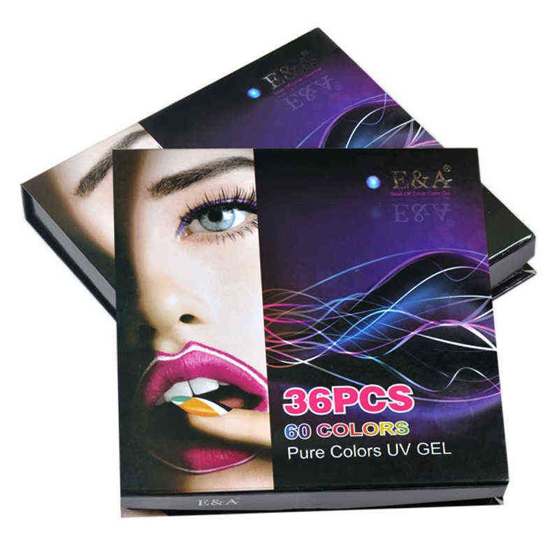 

Nail Polish EA UV Painting Gel Arts Nails Pure Color Black White Design Paint Cover Drawing Gel Nail Polish Manicure Varnish 36 Colors Set T220826, Pink