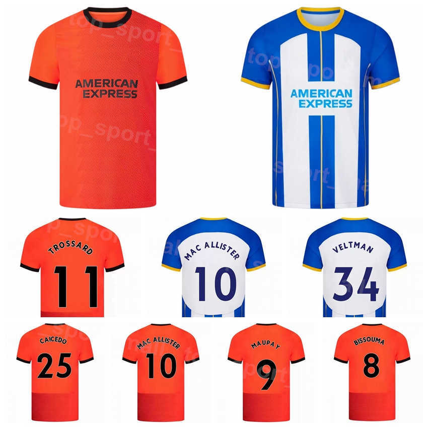 2022-2023 Team FC GROSS Soccer Jersey MAC ALLISTER VELTMAN CAICEDO SANCHEZ WEBSTER MARCH TROSSARD LALLANA MWEPU LAMPTEY MAUPAY MARCH Football Shi-image-795354198