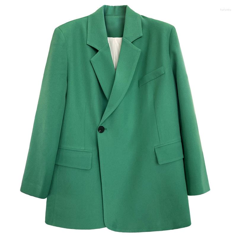 

Women's Suits 2022 Spring High-end Retro Temperament Lazy Wind Niche Thin Korean Casual Silhouette, Beige